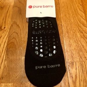Women’s Black M Pure Barre Sticky Socks